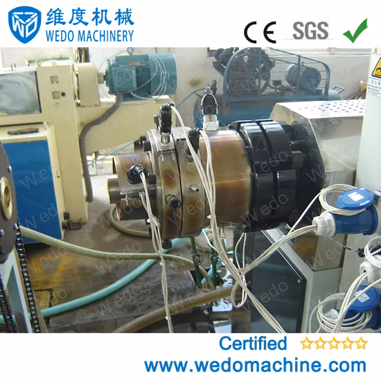 Macchina per estrusione di tubi ondulati in plastica HDPE/PP per drenaggio/fognatura/condotto per cavi/tubo di ventilazione